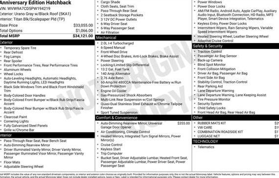 VOLKSWAGEN GOLF GTI 2023 WVW9A7CD5PW194219 image